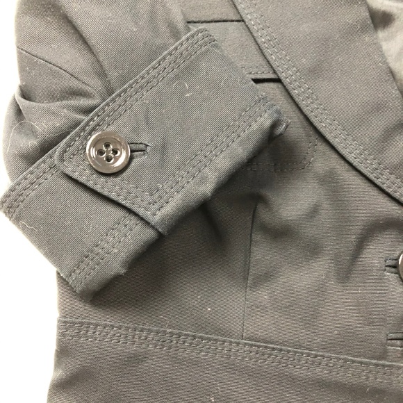 ANN TAYLOR Petites Navy Short Sleeve Blazer 2P - Picture 6 of 8